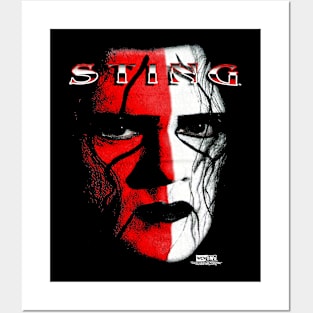 Sting Red White Posters and Art